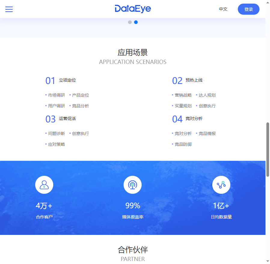 DataEye 网站截图