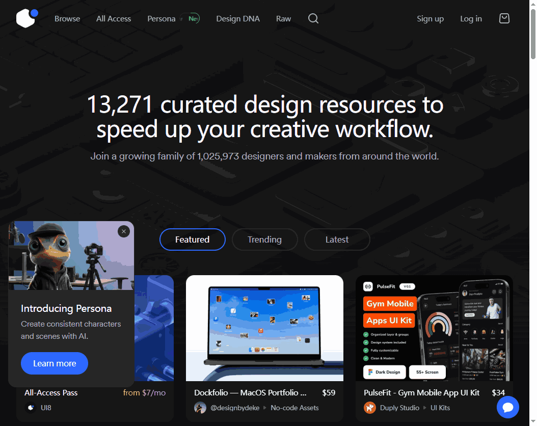 Ui8 网站截图