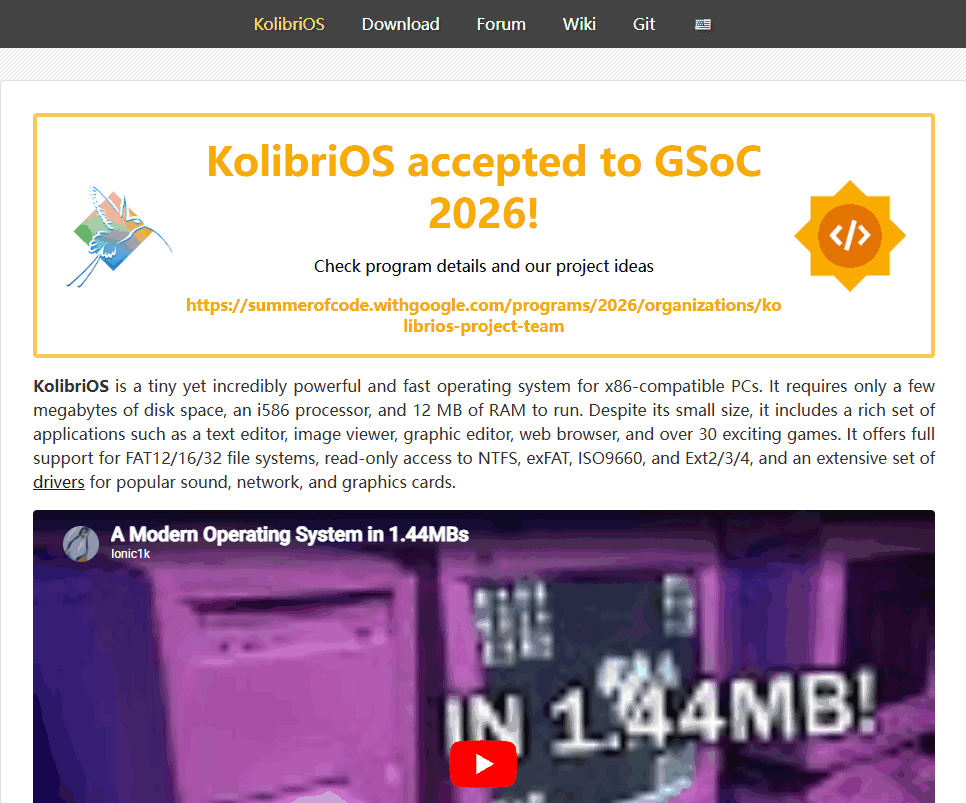 KolibriOS