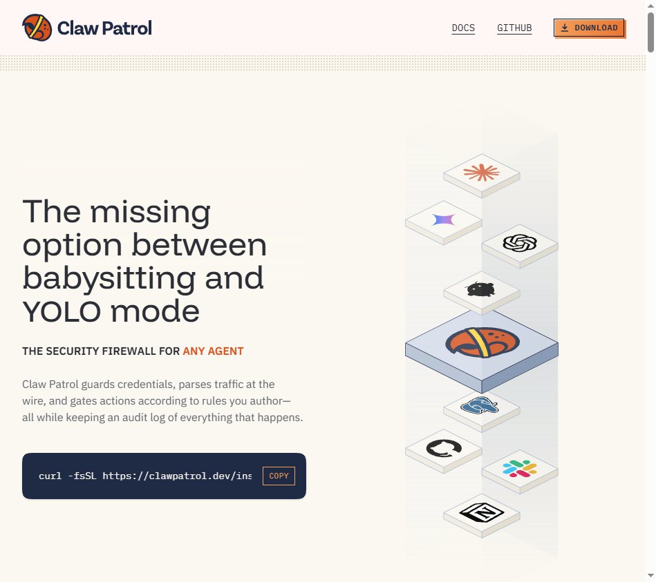 Claw Patrol 网站截图