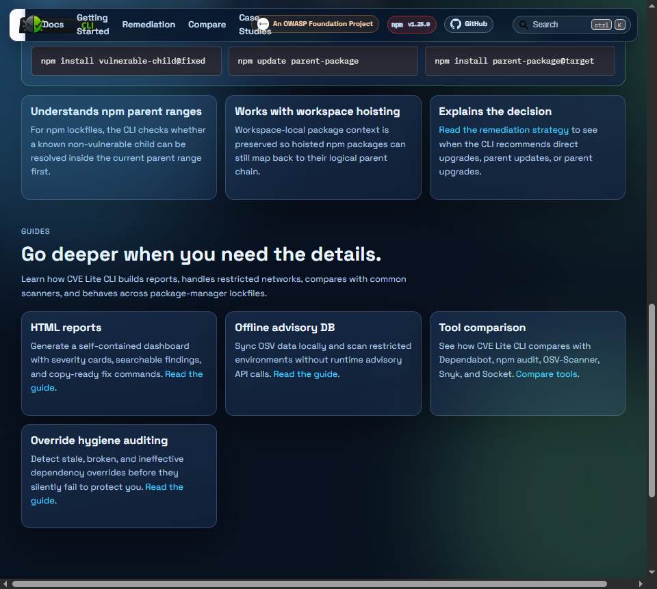 CVE Lite CLI